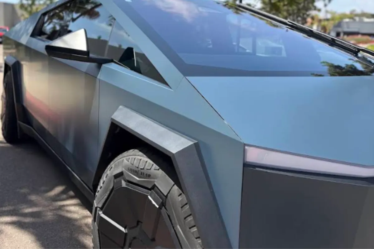 Tesla Cybertruck protected with premium paint protection film.